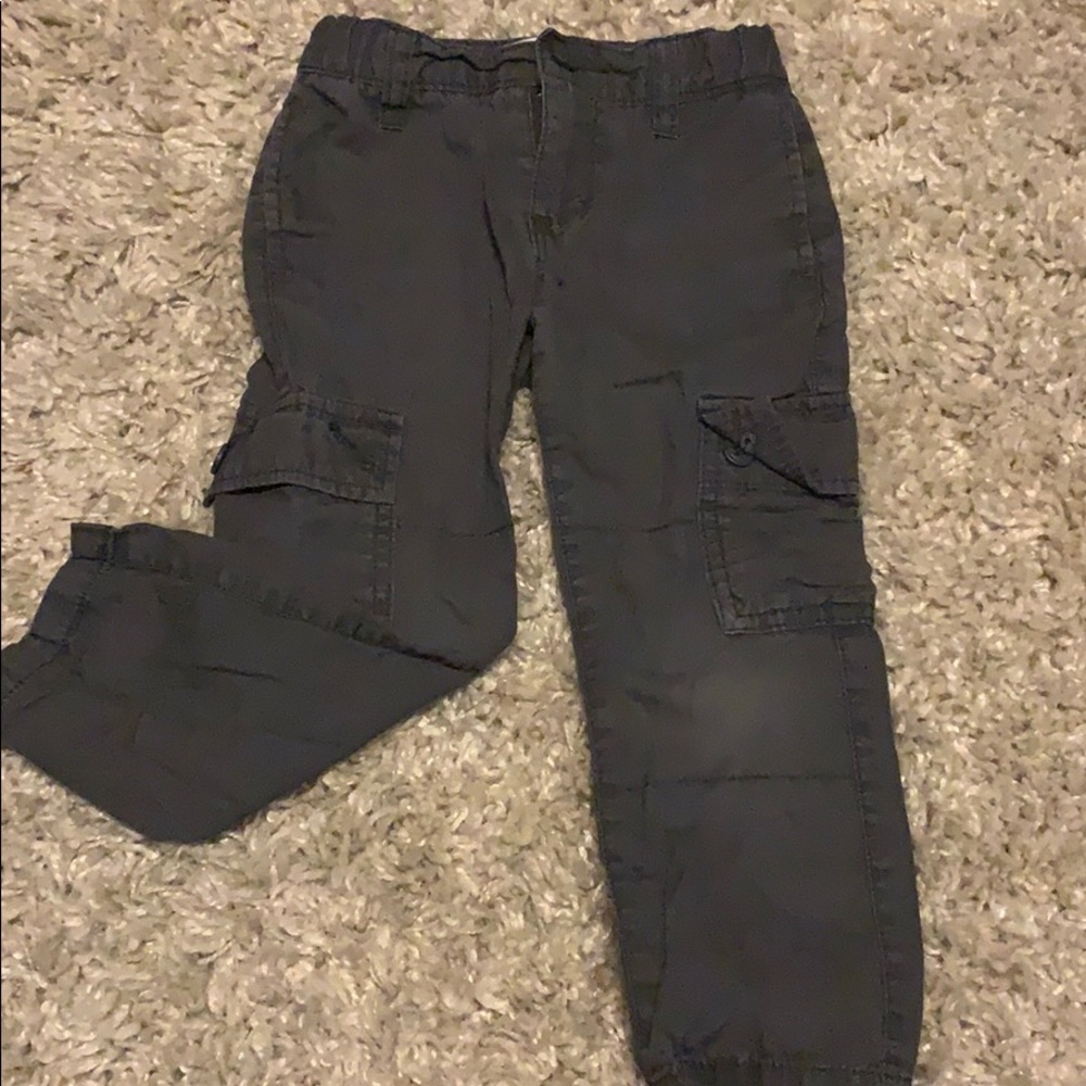 Navy blue boys cargo pants